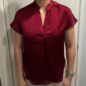 Elegant Red Women's Top